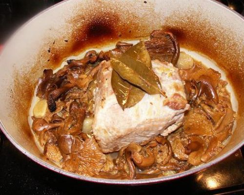 Pork Roast with Porcini Mushrooms